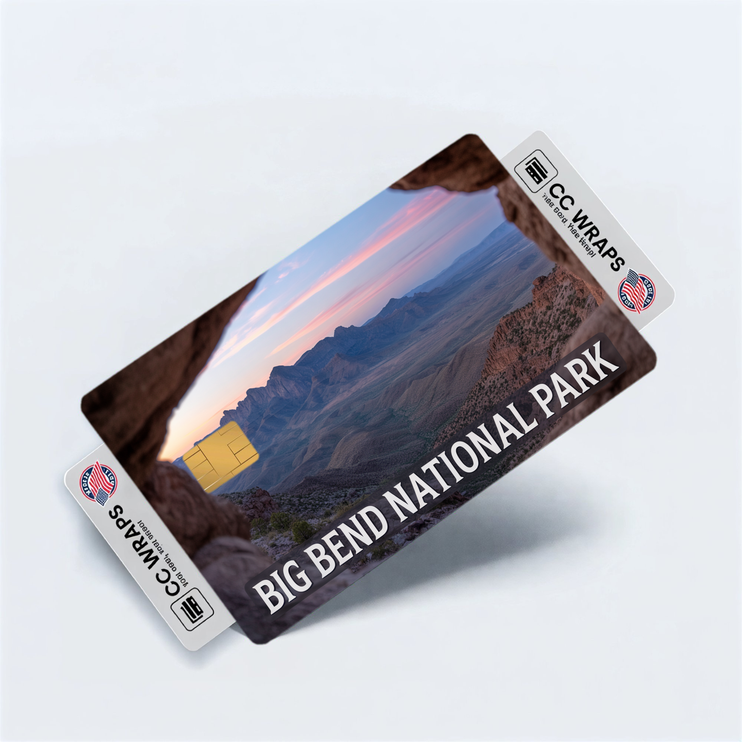 2PK Big Bend National Park Credit Card Vinyl Skin Decal