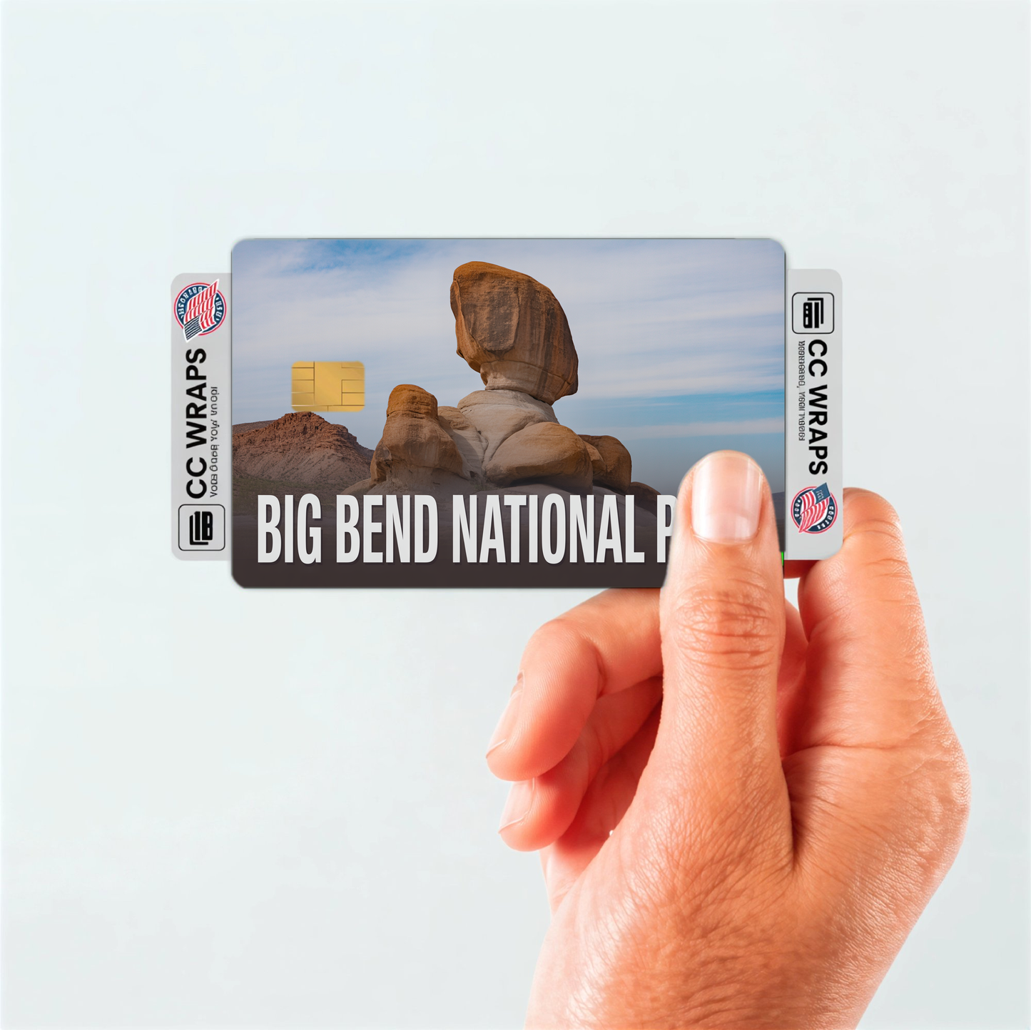 2PK Big Bend National Park Credit Card Vinyl Skin Decal