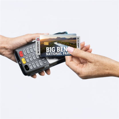 2PK Big Bend National Park Credit Card Vinyl Skin Decal