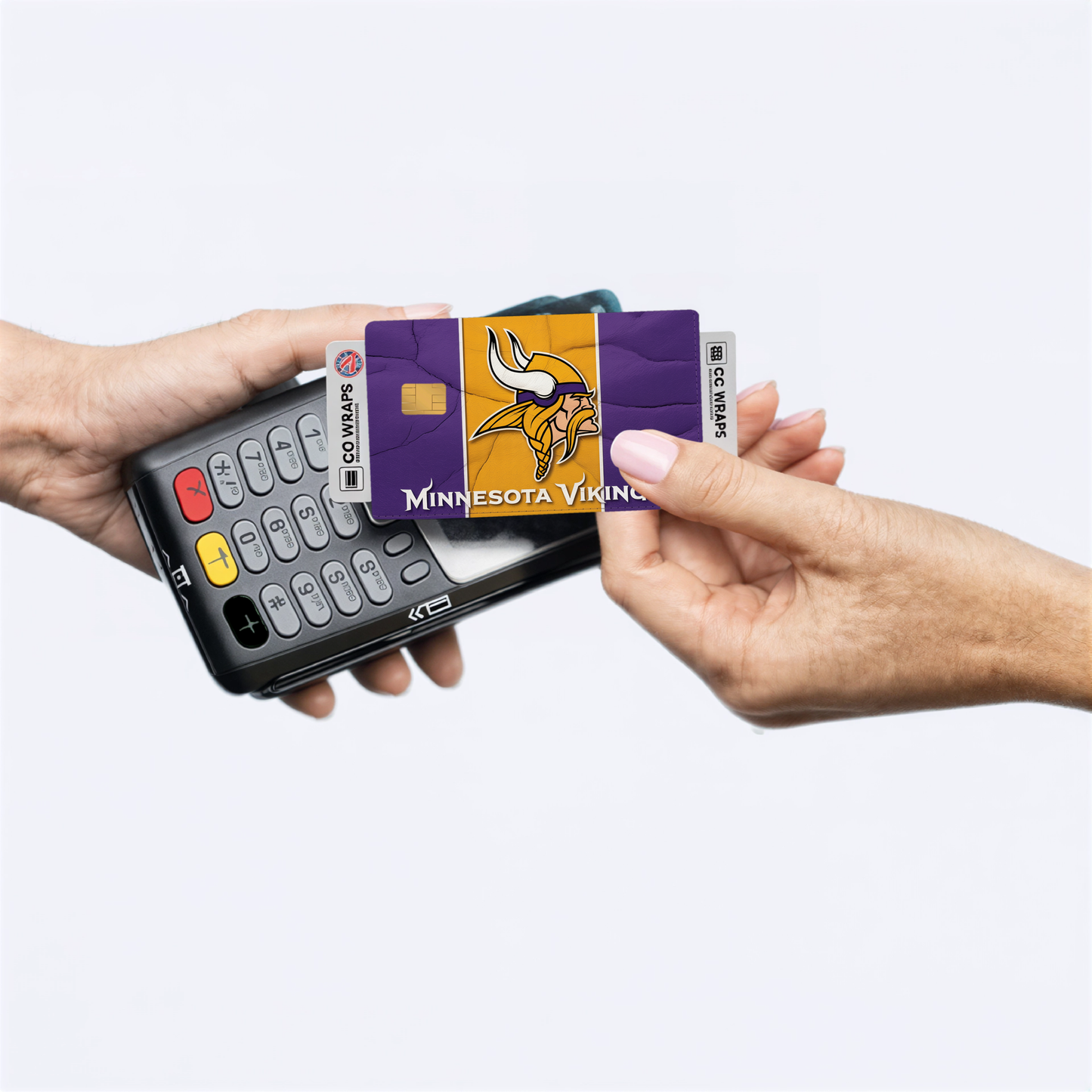 Minnesota Vikings Credit Card Skin Sticker | NFL Debit Card Cover