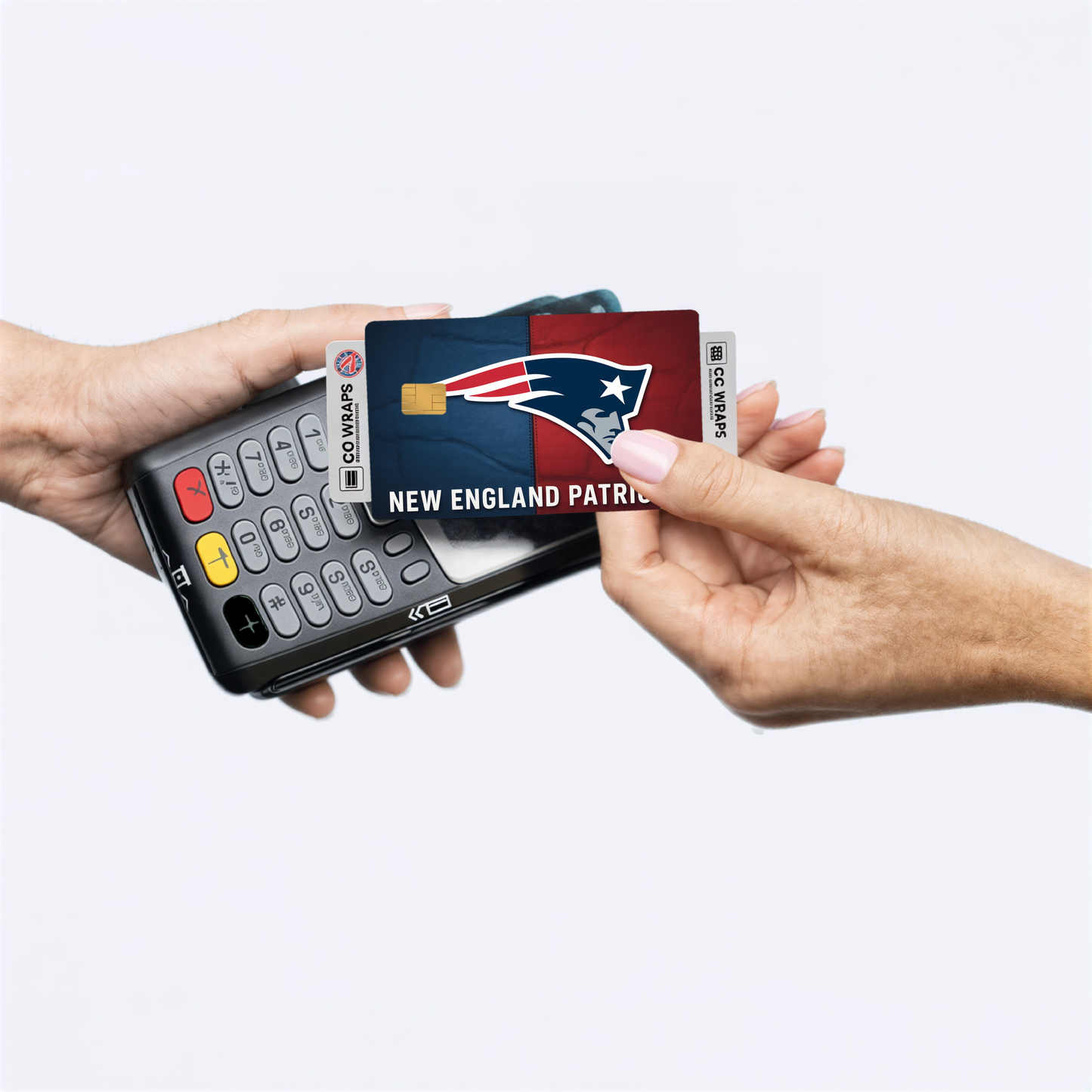 New England Patriots Credit Card Skin Sticker | NFL Debit Card Cover