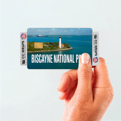2PK Biscayne National Park Credit Card Vinyl Skin Decal