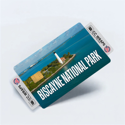 2PK Biscayne National Park Credit Card Vinyl Skin Decal