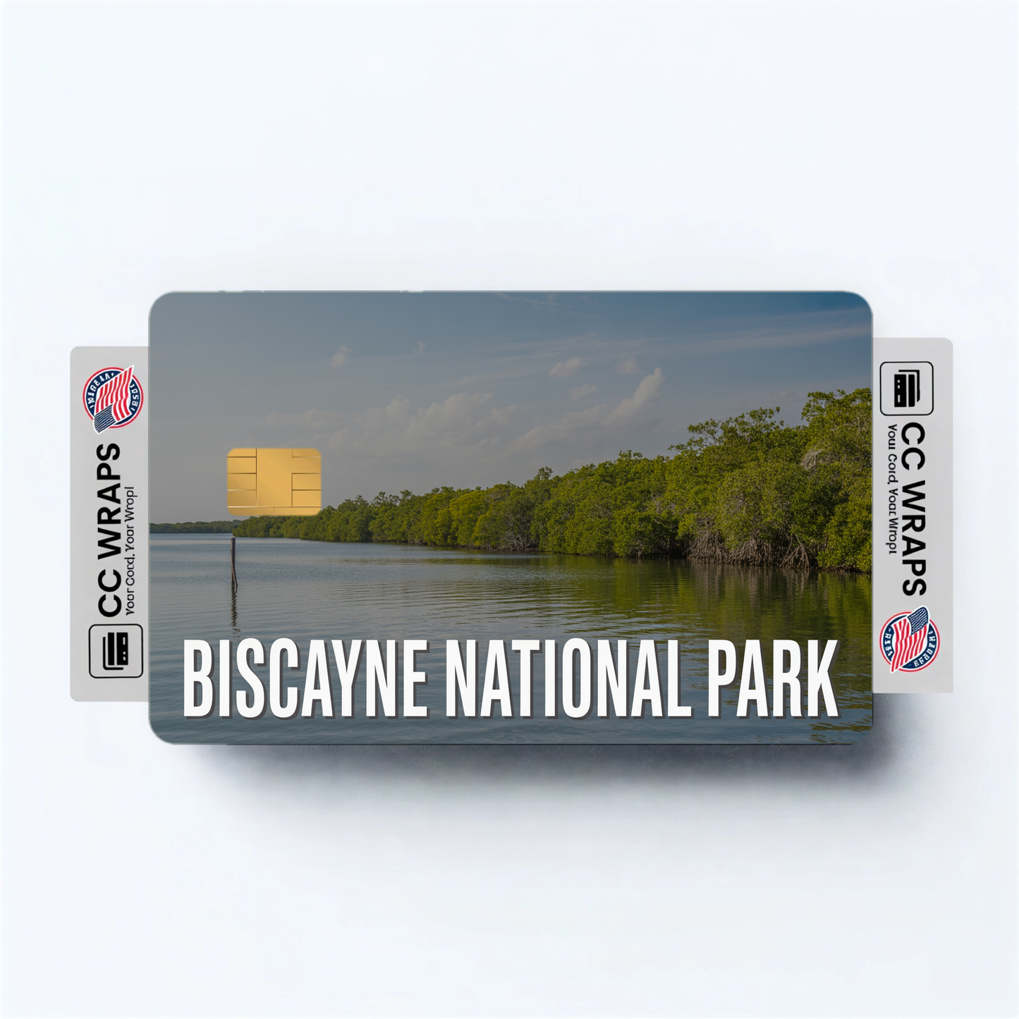 2PK Biscayne National Park Credit Card Vinyl Skin Decal