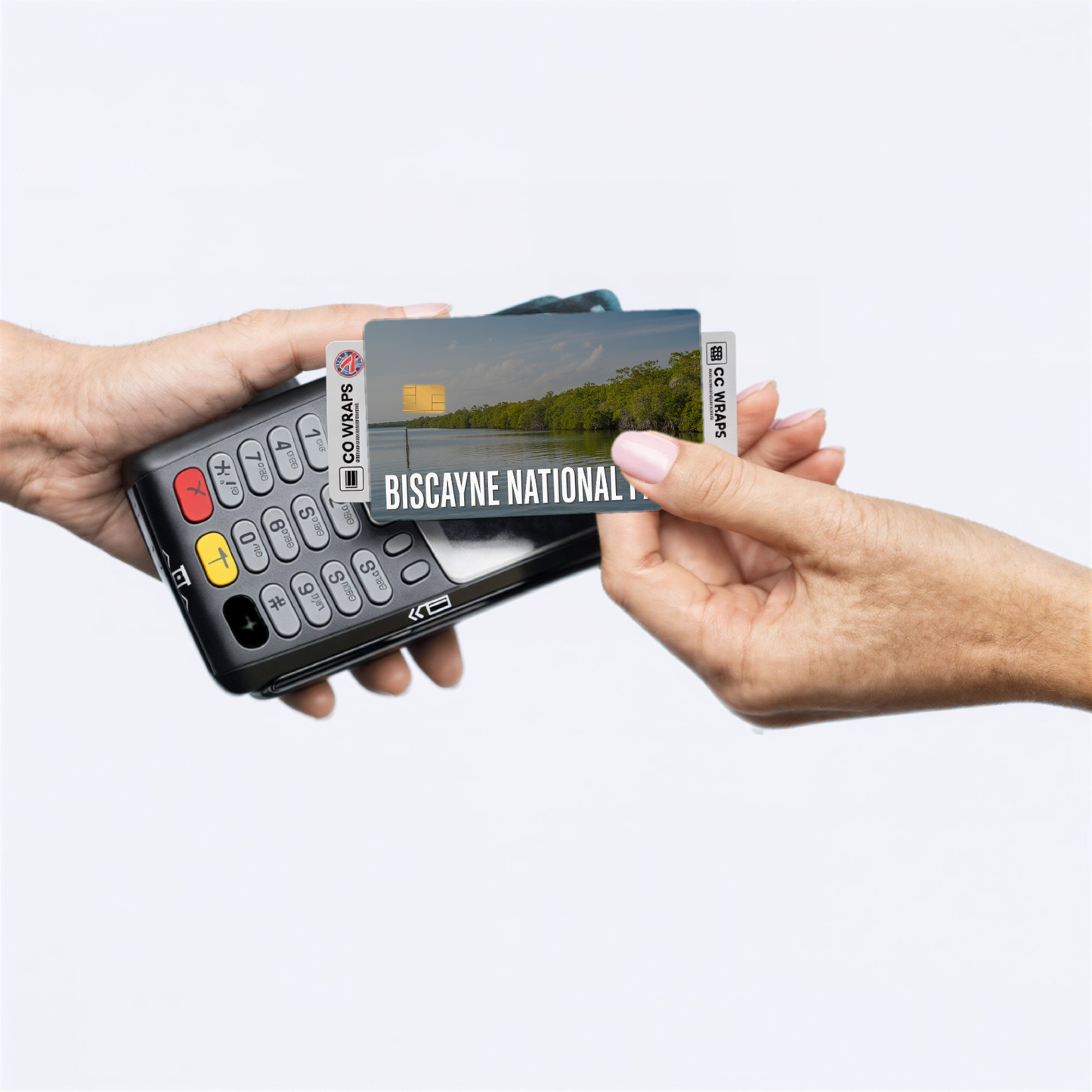 2PK Biscayne National Park Credit Card Vinyl Skin Decal