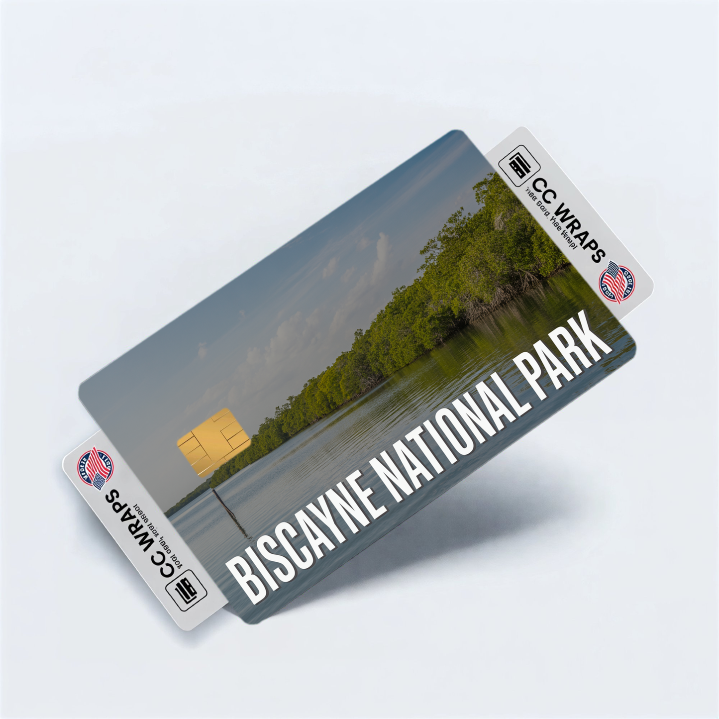 2PK Biscayne National Park Credit Card Vinyl Skin Decal