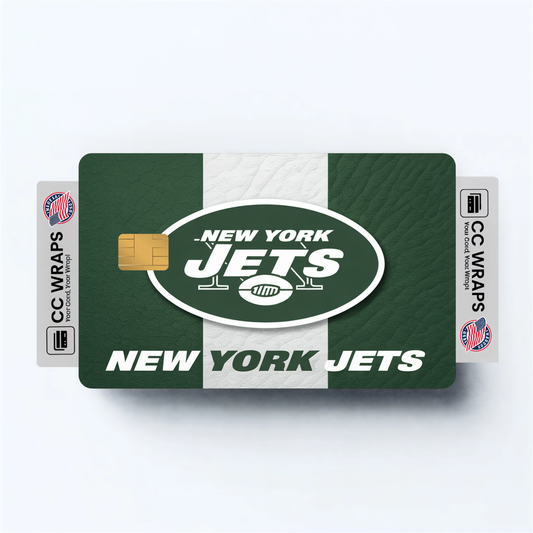 New York Jets Credit Card Skin Sticker | NFL Debit Card Cover