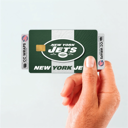 New York Jets Credit Card Skin Sticker | NFL Debit Card Cover