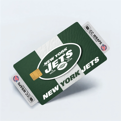 New York Jets Credit Card Skin Sticker | NFL Debit Card Cover