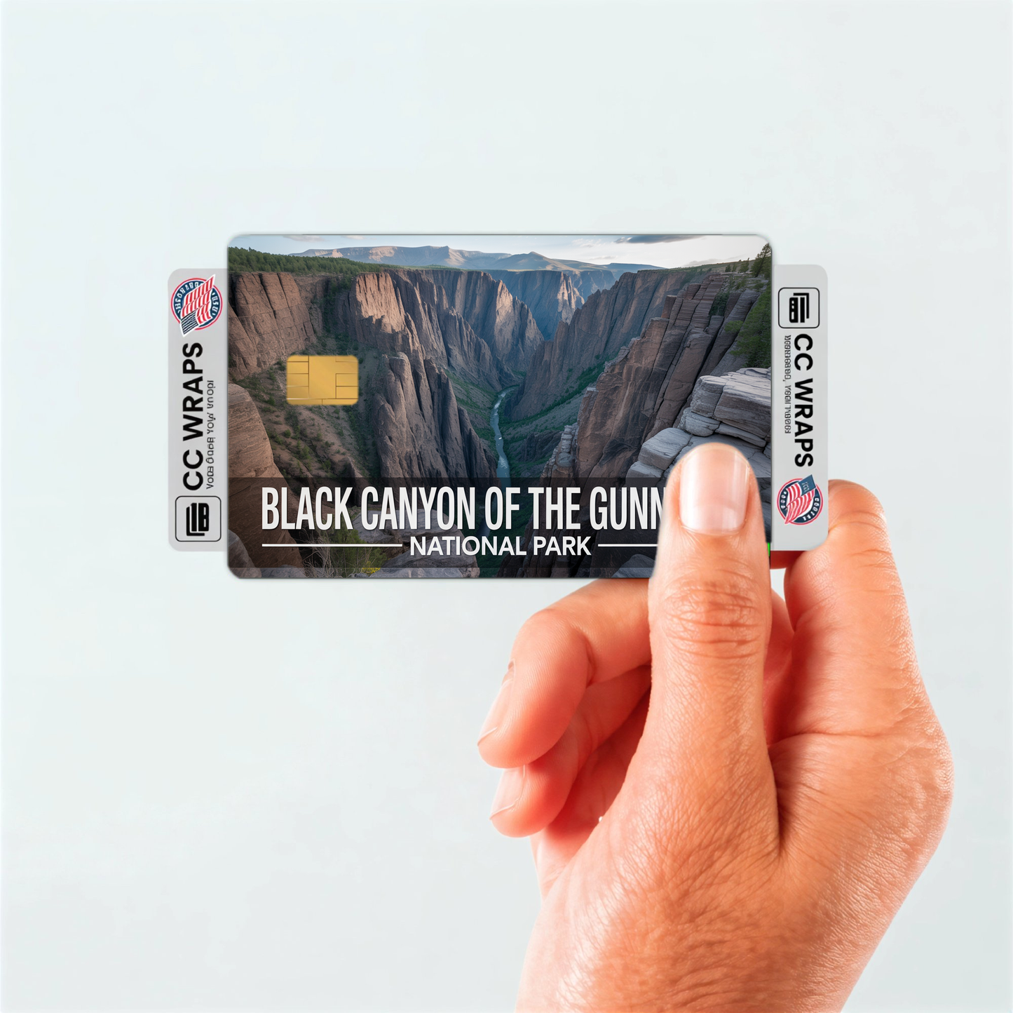2PK Black Canyon of the Gunnison National Park Credit Card Vinyl Skin Decal