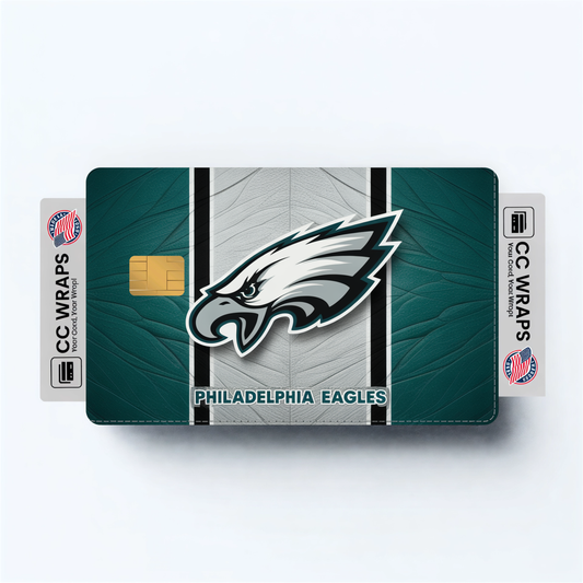 Philadelphia Eagles Credit Card Skin Sticker | NFL Debit Card Cover