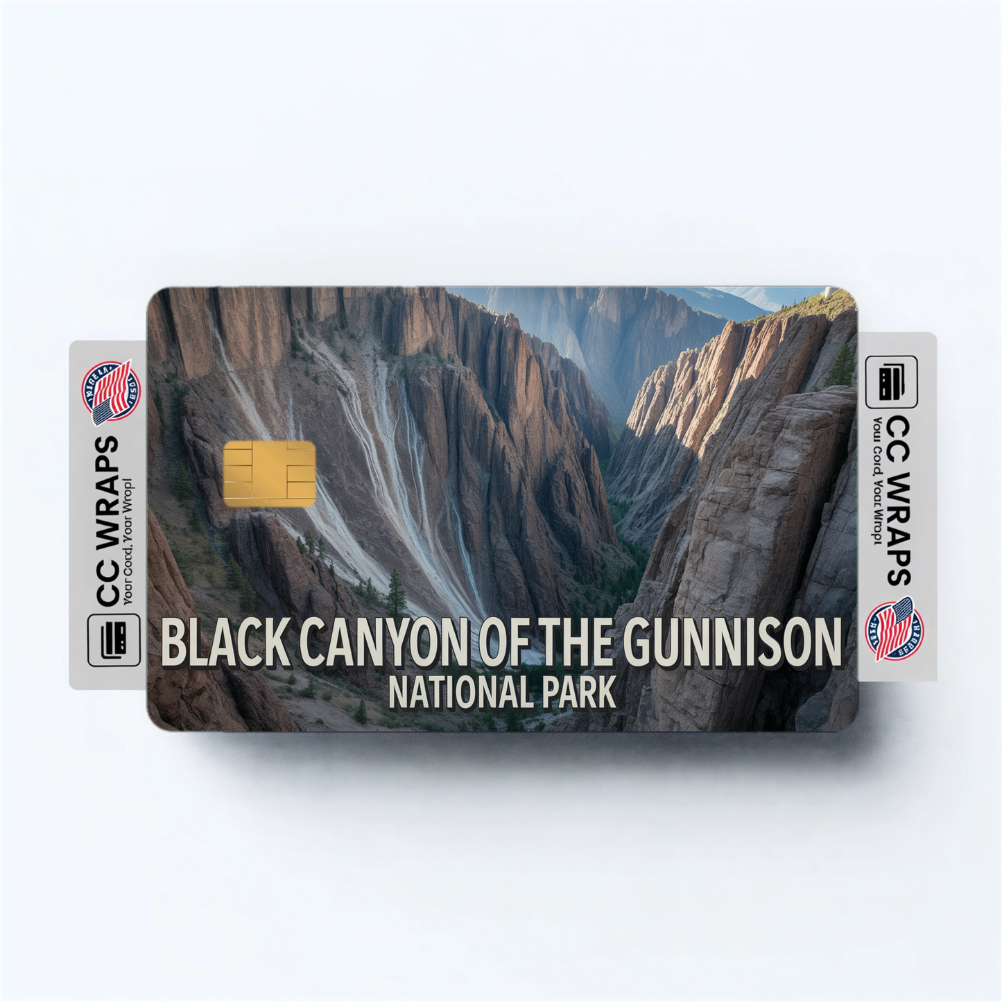 2PK Black Canyon of the Gunnison National Park Credit Card Vinyl Skin Decal