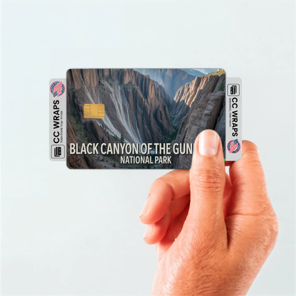 2PK Black Canyon of the Gunnison National Park Credit Card Vinyl Skin Decal