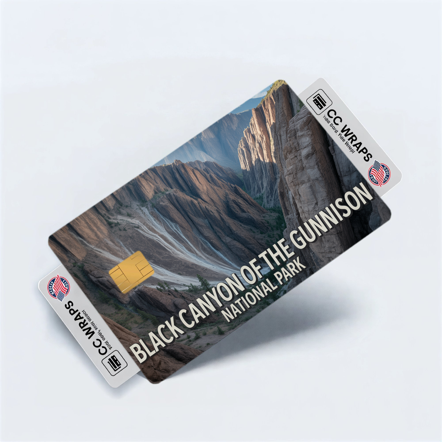 2PK Black Canyon of the Gunnison National Park Credit Card Vinyl Skin Decal