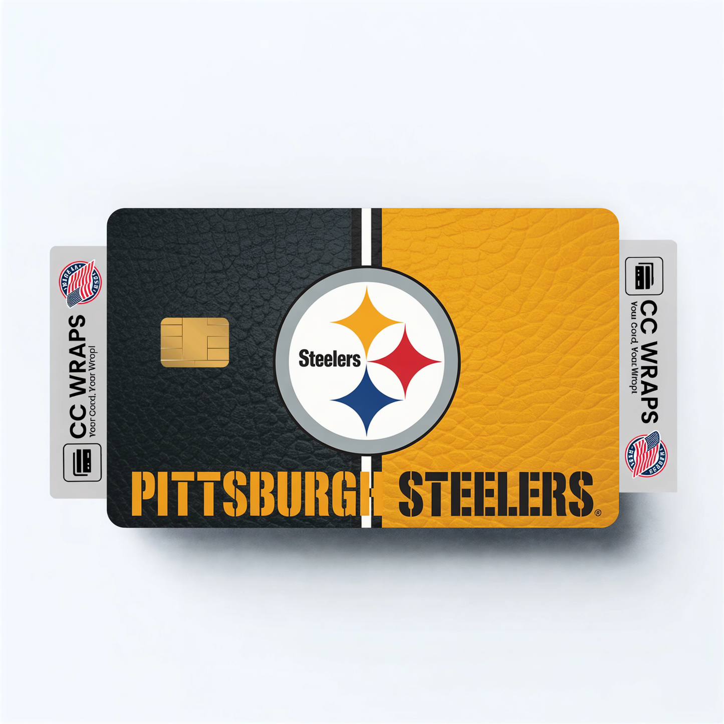 Pittsburgh Steelers Credit Card Skin Sticker | NFL Debit Card Cover