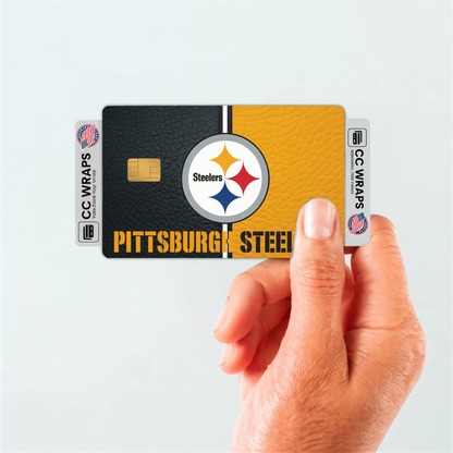 Pittsburgh Steelers Credit Card Skin Sticker | NFL Debit Card Cover