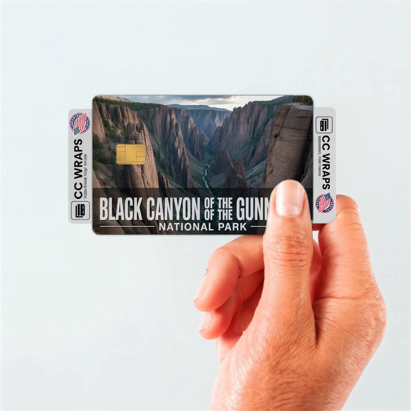 2PK Black Canyon of the Gunnison National Park Credit Card Vinyl Skin Decal