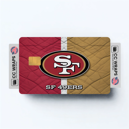 Sf 49Ers Credit Card Skin Sticker | NFL Debit Card Cover
