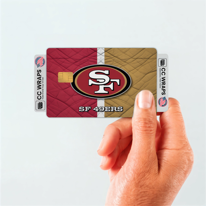 Sf 49Ers Credit Card Skin Sticker | NFL Debit Card Cover