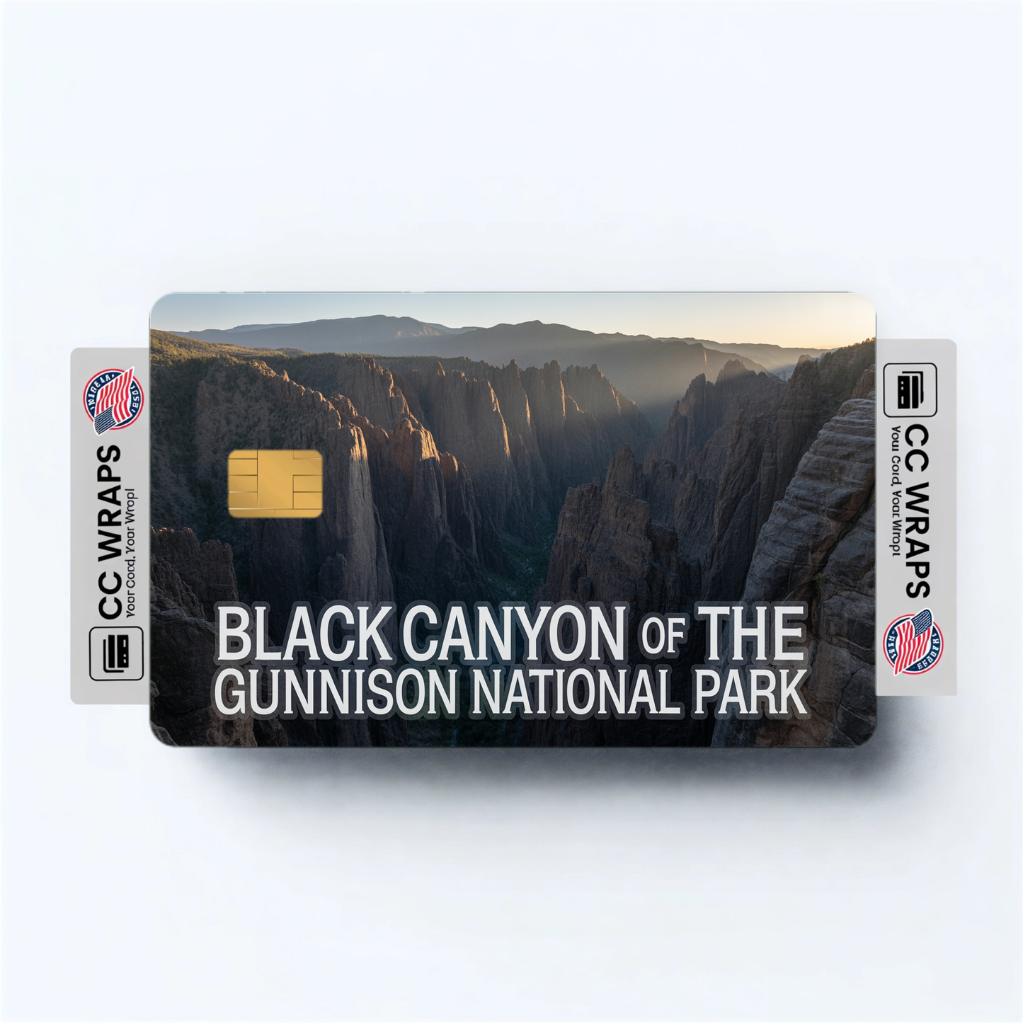 2PK Black Canyon of the Gunnison National Park Credit Card Vinyl Skin Decal