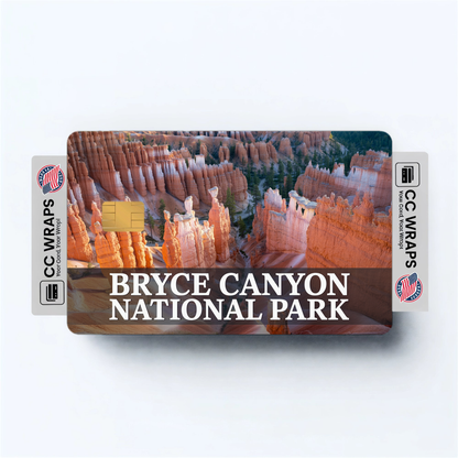 2PK Bryce Canyon National Park Credit Card Vinyl Skin Decal