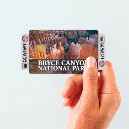 2PK Bryce Canyon National Park Credit Card Vinyl Skin Decal