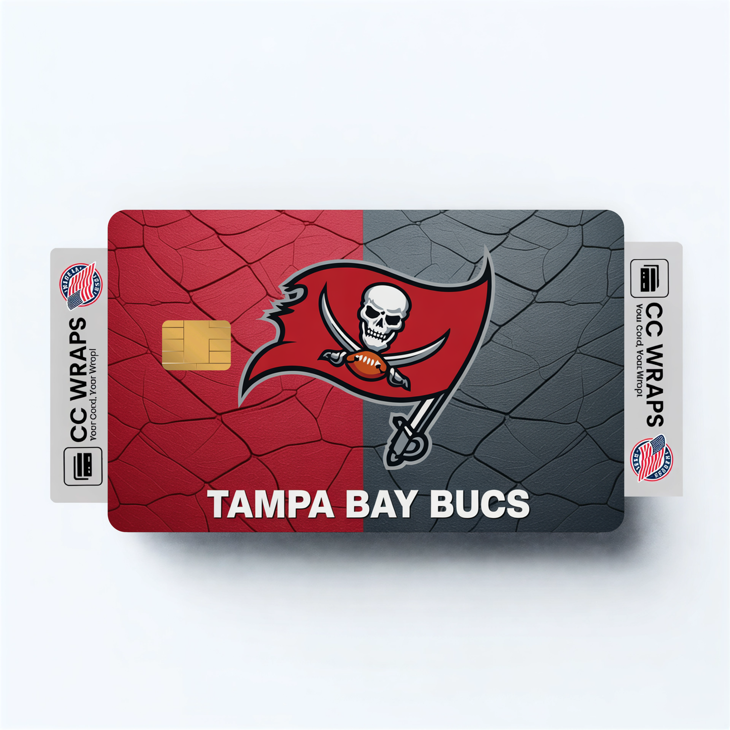 Tampa Bay Bucs Credit Card Skin Sticker | NFL Debit Card Cover