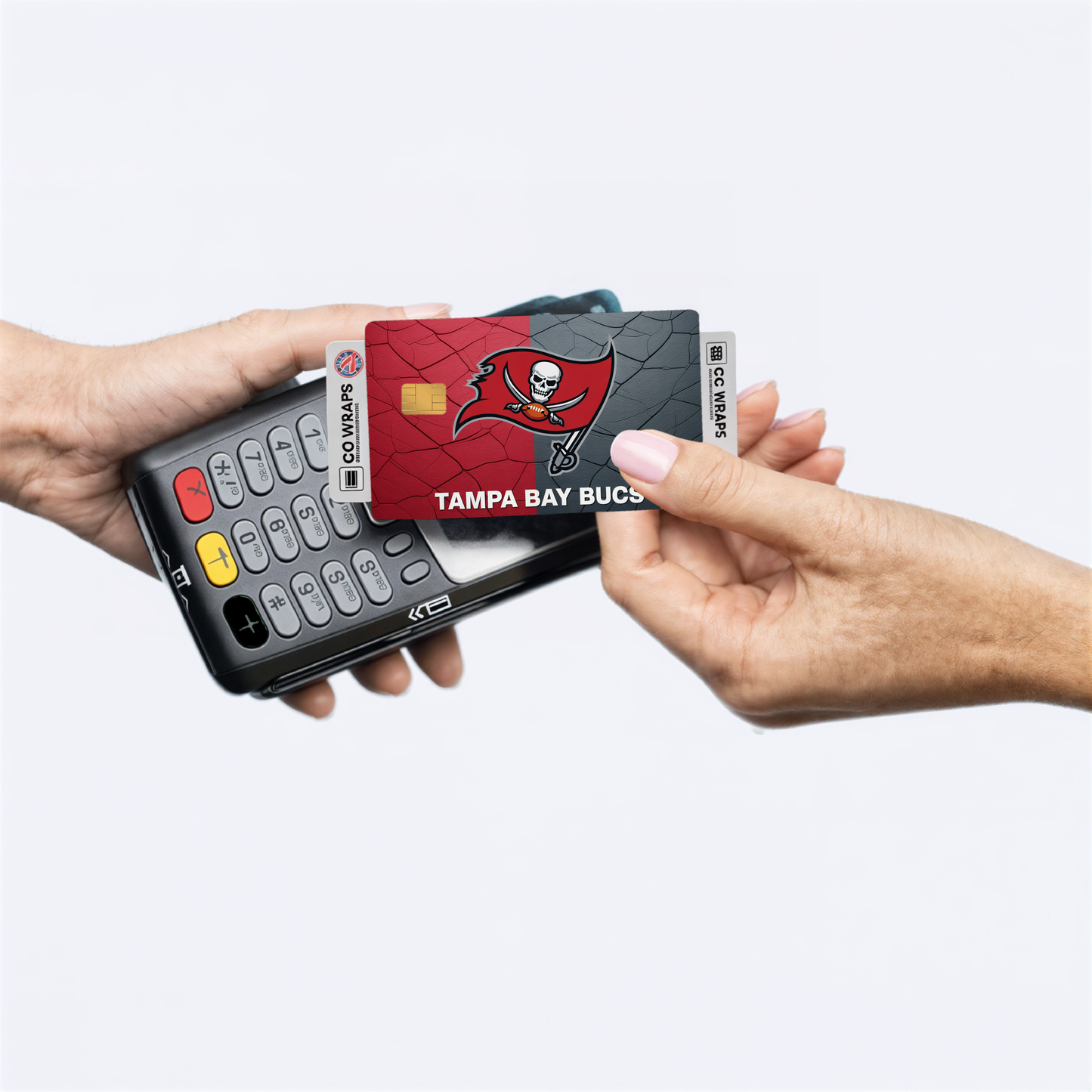 Tampa Bay Bucs Credit Card Skin Sticker | NFL Debit Card Cover