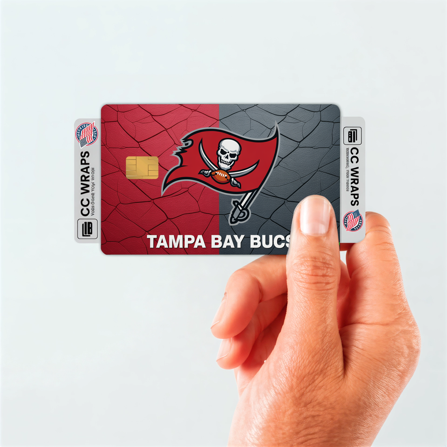 Tampa Bay Bucs Credit Card Skin Sticker | NFL Debit Card Cover