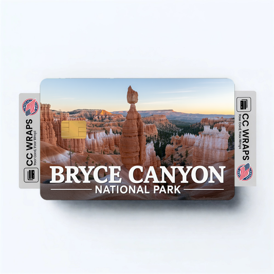 2PK Bryce Canyon National Park Credit Card Vinyl Skin Decal