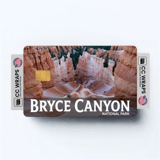 2PK Bryce Canyon National Park Credit Card Vinyl Skin Decal