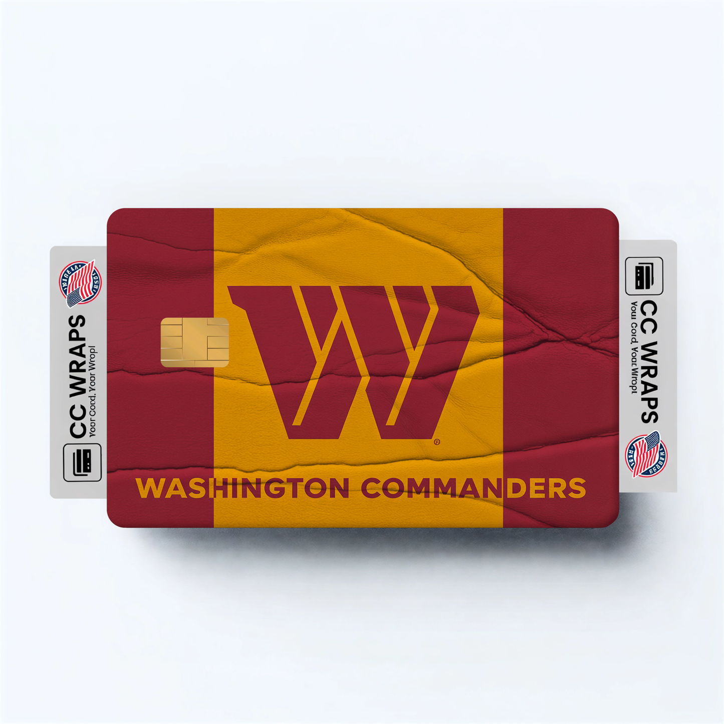 Washington Commanders Credit Card Skin Sticker | NFL Debit Card Cover