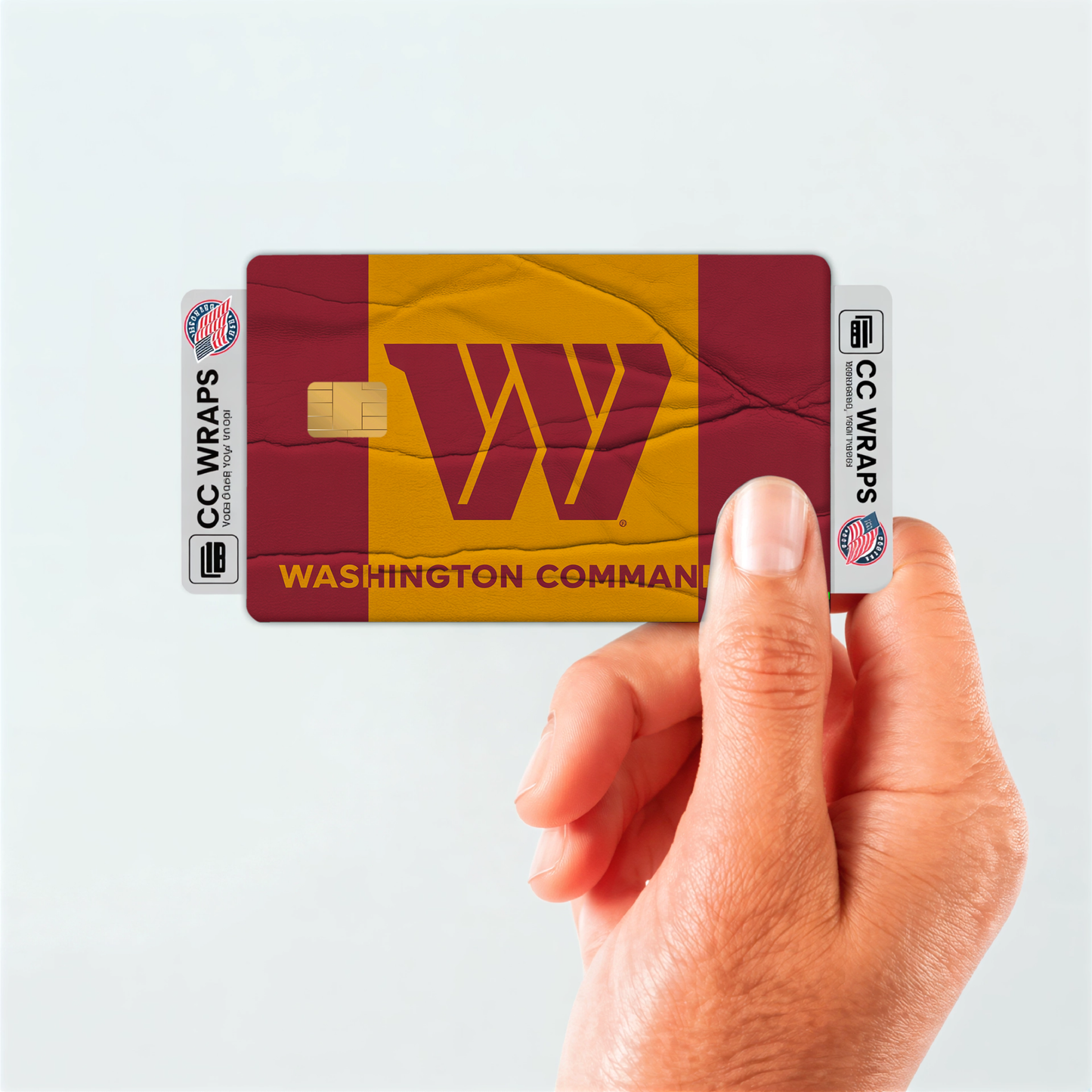 Washington Commanders Credit Card Skin Sticker | NFL Debit Card Cover