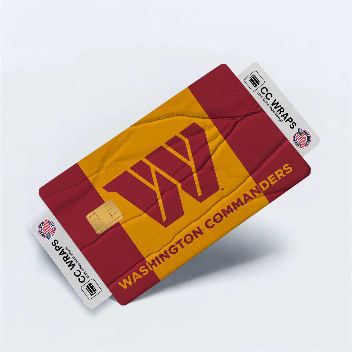 Washington Commanders Credit Card Skin Sticker | NFL Debit Card Cover