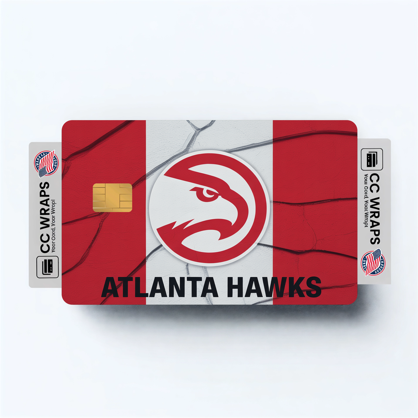 Atlanta Hawks Credit Card Skin Sticker | NBA Debit Card Cover