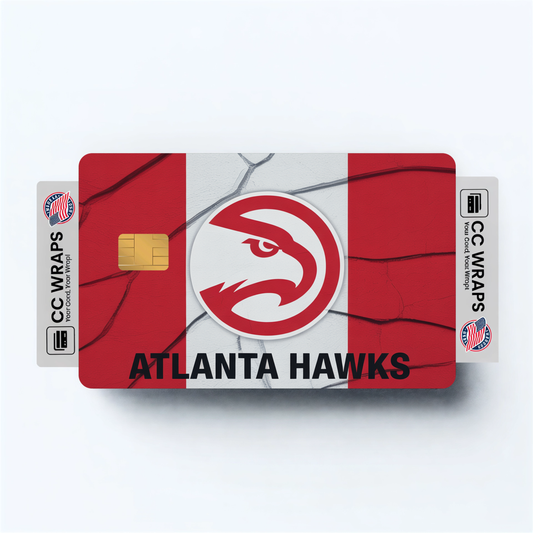 Atlanta Hawks Credit Card Skin Sticker | NBA Debit Card Cover