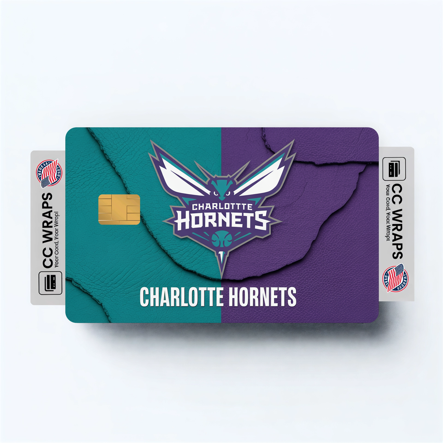 Charlotte Hornets Credit Card Skin Sticker | NBA Debit Card Cover