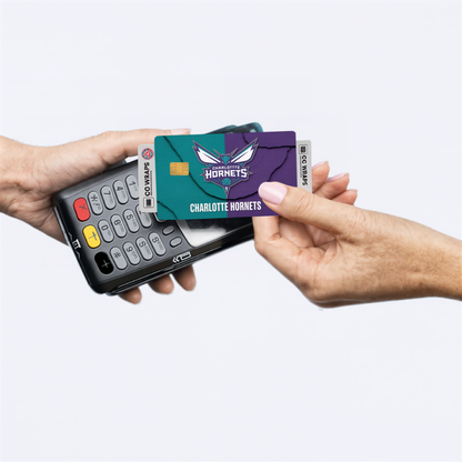 Charlotte Hornets Credit Card Skin Sticker | NBA Debit Card Cover