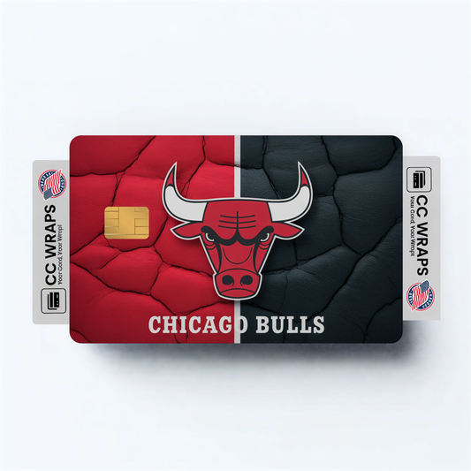 Chicago Bulls Credit Card Skin Sticker | NBA Debit Card Cover