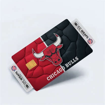 Chicago Bulls Credit Card Skin Sticker | NBA Debit Card Cover