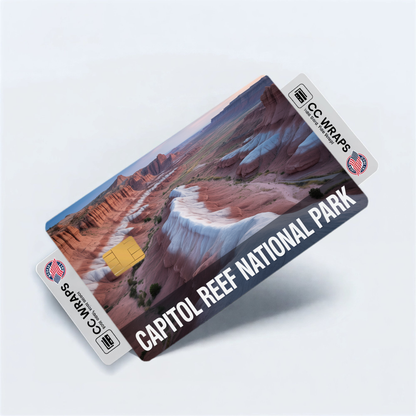 2PK Capitol Reef National Park Credit Card Vinyl Skin Decal