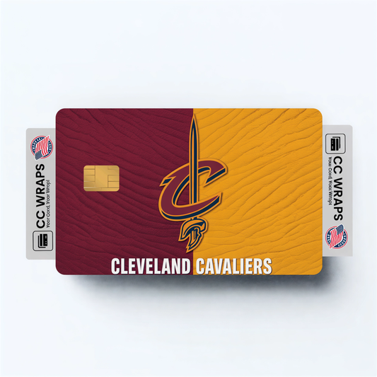 Cleveland Cavaliers Credit Card Skin Sticker | NBA Debit Card Cover