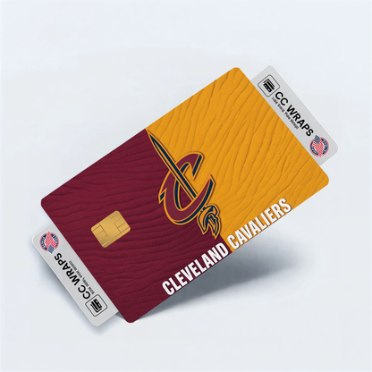 Cleveland Cavaliers Credit Card Skin Sticker | NBA Debit Card Cover