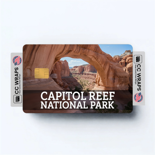 2PK Capitol Reef National Park Credit Card Vinyl Skin Decal