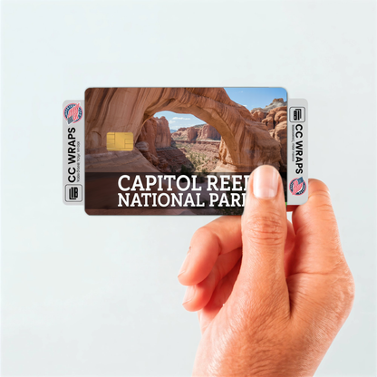 2PK Capitol Reef National Park Credit Card Vinyl Skin Decal