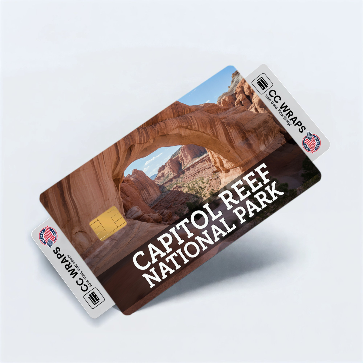 2PK Capitol Reef National Park Credit Card Vinyl Skin Decal