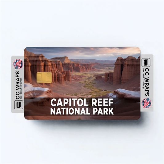 2PK Capitol Reef National Park Credit Card Vinyl Skin Decal