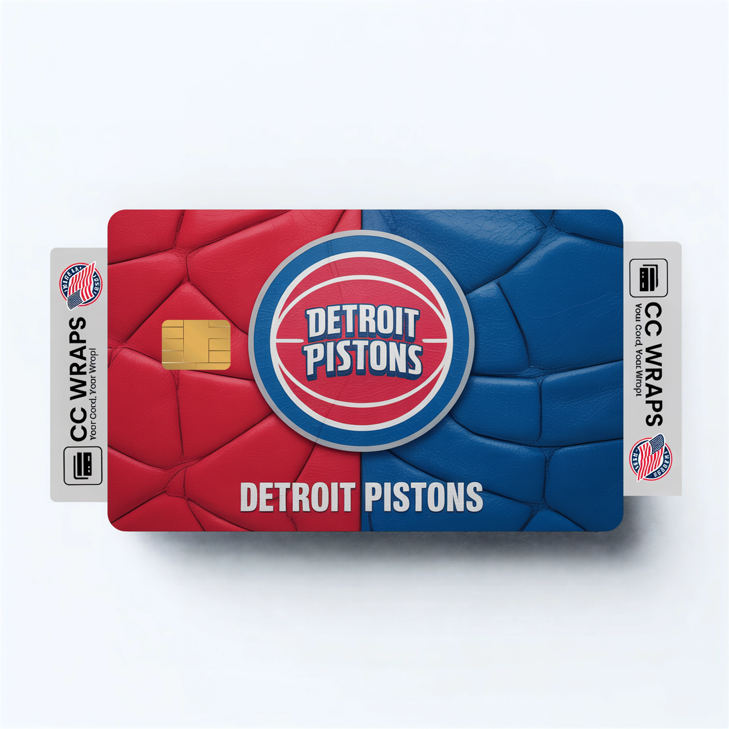 Detroit Pistons Credit Card Skin Sticker | NBA Debit Card Cover