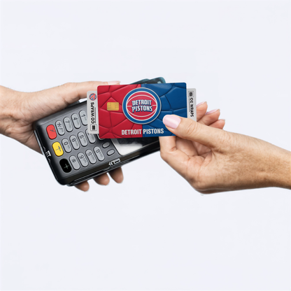 Detroit Pistons Credit Card Skin Sticker | NBA Debit Card Cover