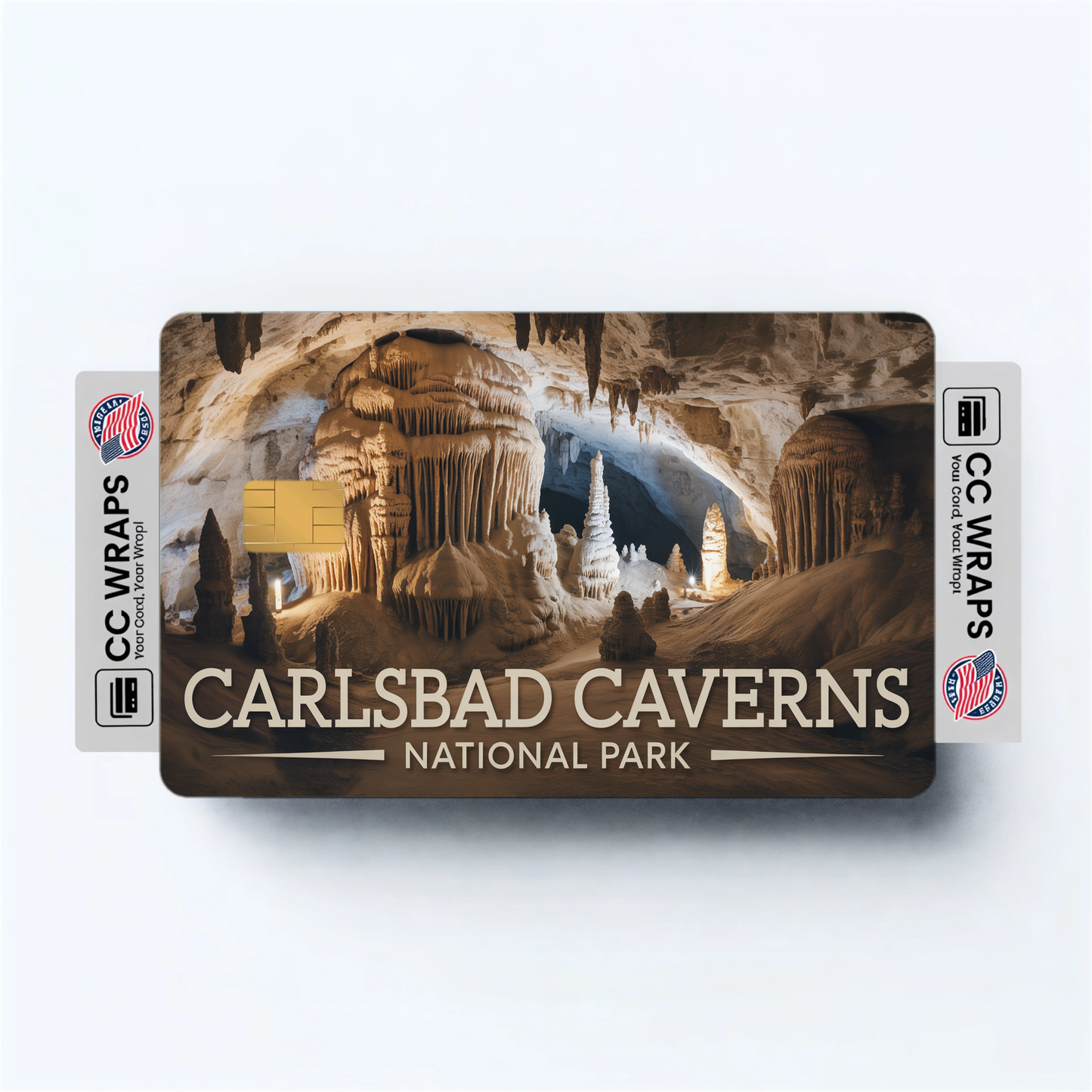 2PK Carlsbad Caverns National Park Credit Card Vinyl Skin Decal